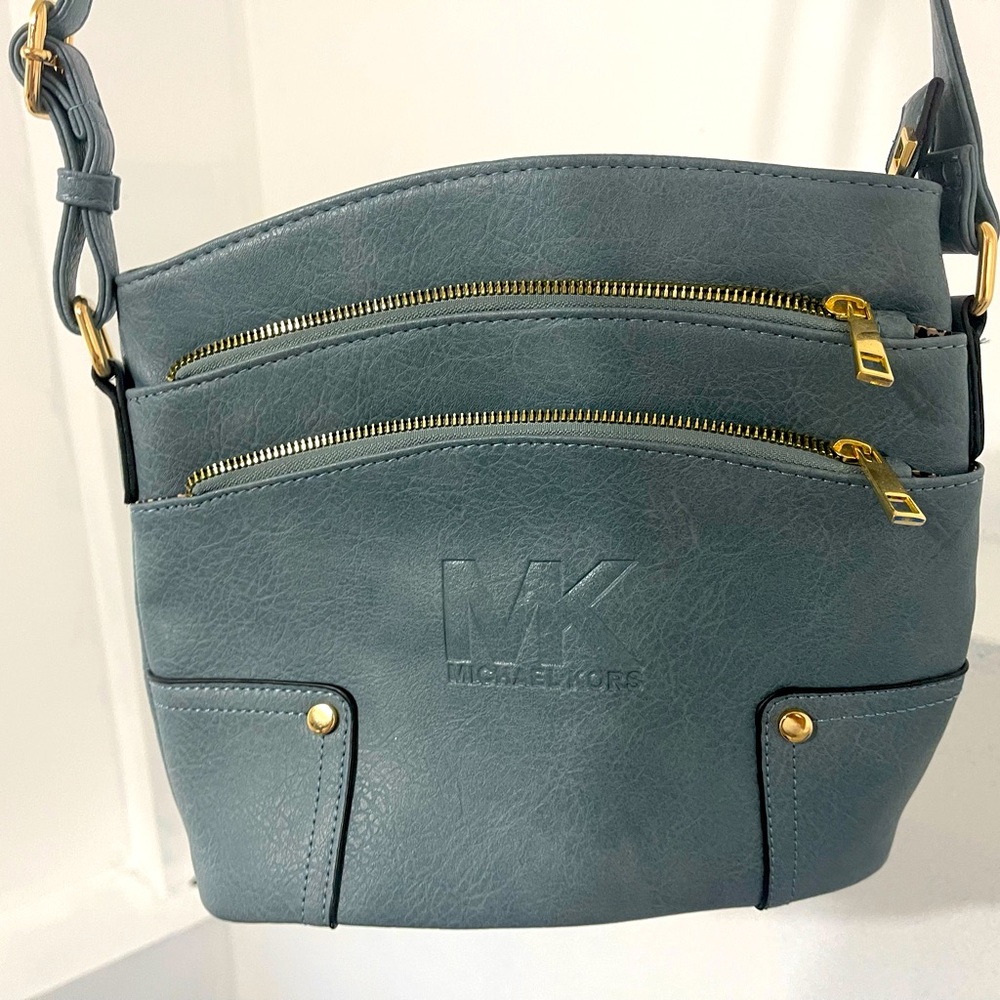 Blue Michael Kors crossbody